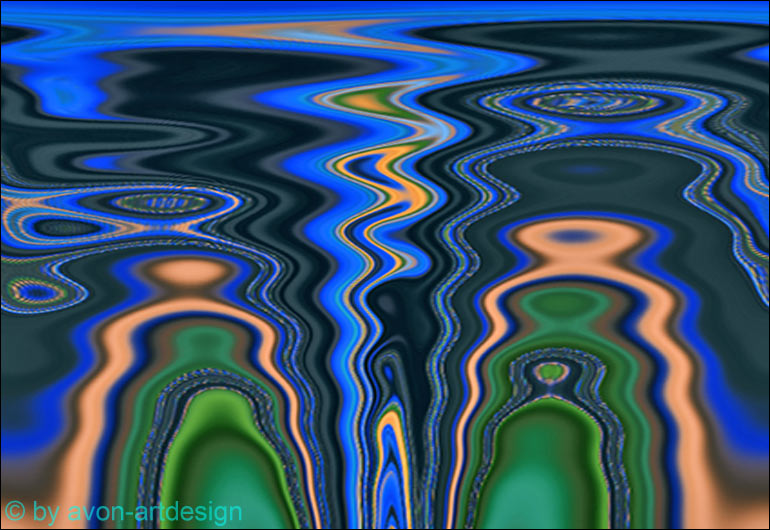 Digital Art – Spiegelung im Wasser